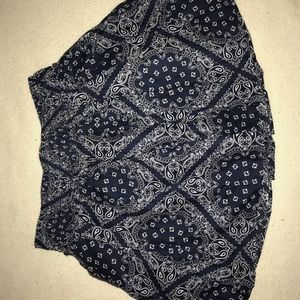 Bandanna Print Skirt